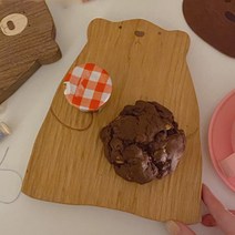 지구의공간 우드 베어 프랜즈 플레이팅 접시, 맥스, 1개