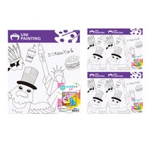 유니아트 유화그리기 DIY 세트, 아이러브뉴욕, 5개