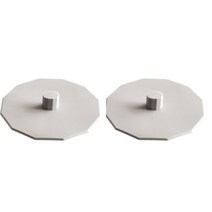 마카롱 실리콘 머그잔 뚜껑 2p, 아이보리