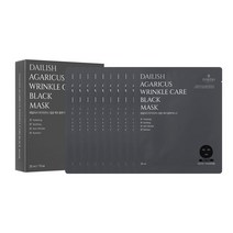 데일리시 아가리쿠스 링클 케어 블랙 마스크 25ml, 10개입, 1개