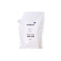 올바름 온가족 신생아 안심 중성 세탁세제 클린소프트코튼 리필 1000ml, 1개, 1L