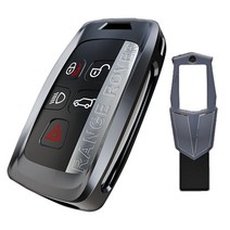 크로니클 랜드로버 이보크 보그 디스커버리 벨라 메탈 키케이스 홀더 CRONIC401, A타입 그레이, 1개