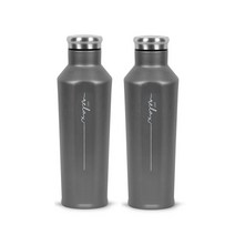 노마드 저스트 릴렉스 보틀 텀블러 2p, 그레이, 350ml