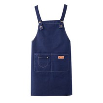 스타 심플 스티치 앞치마 74.5cm, 03 데님, 1개