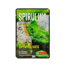 더말 잇츠 리얼 슈퍼푸드 마스크 스피룰리나, 1개입, 1개