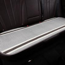 CareFree 스타일리쉬 사계절 차량용 시트 뒷좌석 방석 MS-1050, 그레이, 1개