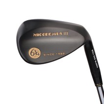 무사시634 니고데모 CNC 밀링 FST 스틸 샤프트 연철 단조웨지 블랙 125g, 52도