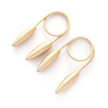 루비코코 귀여운 장식 커튼타이백, 아이보리, 2개