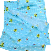 보네브 신비아파트 인견 리플 낮잠 이불 세트, 신비 바다