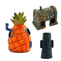 다온베뉴 어항 꾸미기 수조 장식용품 은신처 3종, 1세트