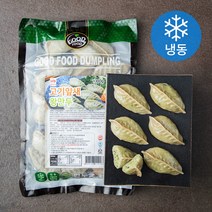 굿푸드 고기잎새 왕만두 (냉동), 1000g, 1개