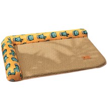 모모 반려동물 아이스 여름 쿨 매트, 옐로우