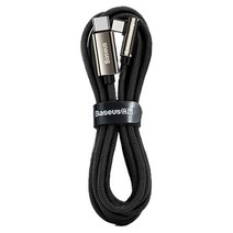 베이스어스 C타입-C타입 레전드 엘보우 케이블 100W CATCS-A01, 블랙, 2m, 1개