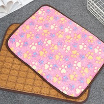 반려동물 깜찍 패턴 썸머 쿨매트 여름 쿨방석, 핑크