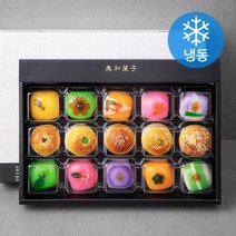 진화과자 우리밀 만쥬 5구 + 화과자 10구 선물세트 725g (냉동), 1세트