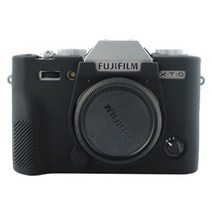 후지필름 X-T10 X-T20 카메라 실리콘 바디보호용 케이스, 블랙, 1개