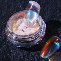 달모아 오로라 글리터 유리 네일파우더, D-6, 1개