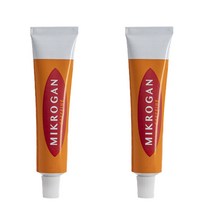 DHI 코스메틱 미크로겐 눈썹 수염 영양제, 2개, 25g