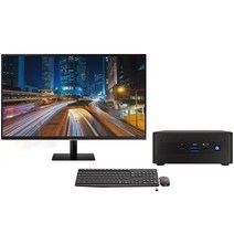 AID 인텔 NUC 11 Performance Mini PC 11PAHi5 AIO-04 (i5-1135G7 80cm WIN10 Pro RAM 16GB NVMe 500GB) + 키보드 + 마우스, 기본형