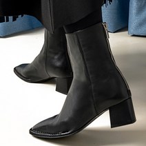 피에스메리제인 Stitches toe ankleboots