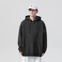 타니 남녀공용 무지 후드티셔츠