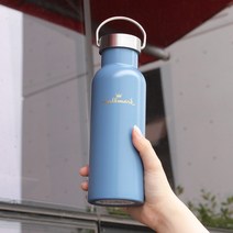 홀마크 칼릭스 핸들 보온보냉 텀블러, 블루, 500ml