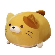 [케이크인형] 네이처타임즈 동글동글 고양이 인형, 옐로우, 50cm