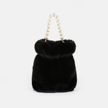 롤라 진주 핸들 페이크 깅크퍼 토트 크로스백 SMB89