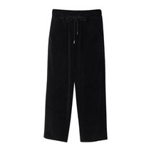 여성용 케이 벨벳 양기모 와이드 밴딩 팬츠 PT8718K1B