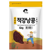 엉클탁 미국산 적강낭콩 홍대, 1개, 4kg
