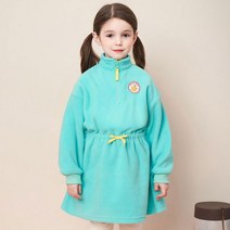 젤리스푼 여아용 써틴 하프집업 플리스 상하 바지세트