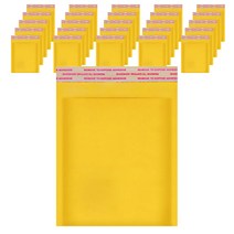 충격방지 뽁뽁이 포장 안전 봉투 옐로, 40개