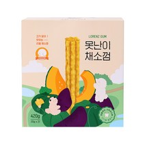 로렌츠 못난이 채소 강아지 껌 21p, 1개