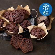 LES DElICES DES 7 VALLEES 초콜릿 청크 머핀 (냉동), 120g, 9개