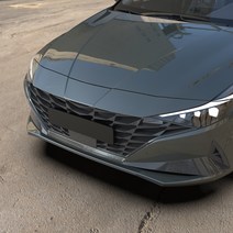 차량용 후드 엠블럼 커버, 아마존그레이(A5G), 현대 아반떼 CN7 / N라인 2020년형~