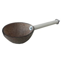 반려동물 앵무새 코코넛 먹이통, 갈색, 1개
