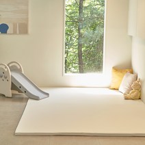 카라즈 유아용 슈퍼클린 풀 커버 폴더매트, 연베이지