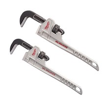밀워키 알루미늄 파이프 렌치 254mm 48-22-7210 + 305mm 48-22-7212, 1세트