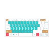 카라스 노트북9 metal NT900X3H / NT901X3H 스윗캔디 다색 글자키스킨 타공, 민트, 1개