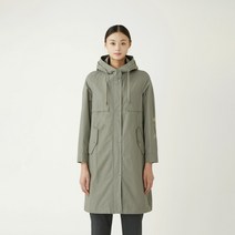 올리비아로렌 여성용 소매자수 후드 야상점퍼 VVCCLYS1461