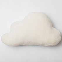 [구름] 치타샾 토끼털 쿠션 베개, 화이트구름