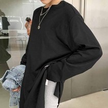 여성용 패치포인트 데일리 티셔츠