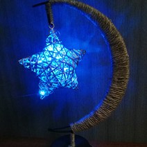 어썸리브 LED 감성조명 로프 무드등 램프 건전지, 12 블루레이 로프 별
