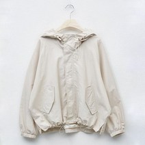 탱커스 여성용 후드 밑단 스트링 숏 자켓 TT4JK020L0