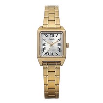 카시오 여성용 아날로그 쿼츠 메탈시계 LTP-V007G-9B