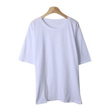 린다샵 여성용 앞트임 박스 반팔 티셔츠 T8974K22