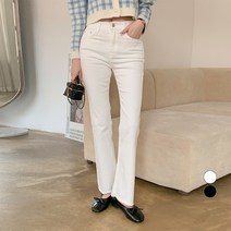 베러스윗 여성용 부츠컷 코튼 팬츠