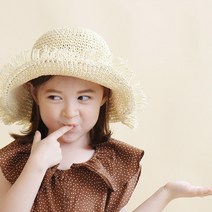 베이비블리 여아용 숲속밀짚햇