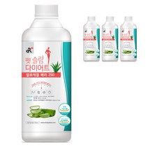 펫슬림 다이어트 알로에겔 베라 250, 4개, 1000ml