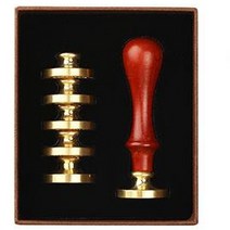 미화부장 실링왁스 손잡이 + 헤드 30mm 6종 세트, 07 사슴, 1세트